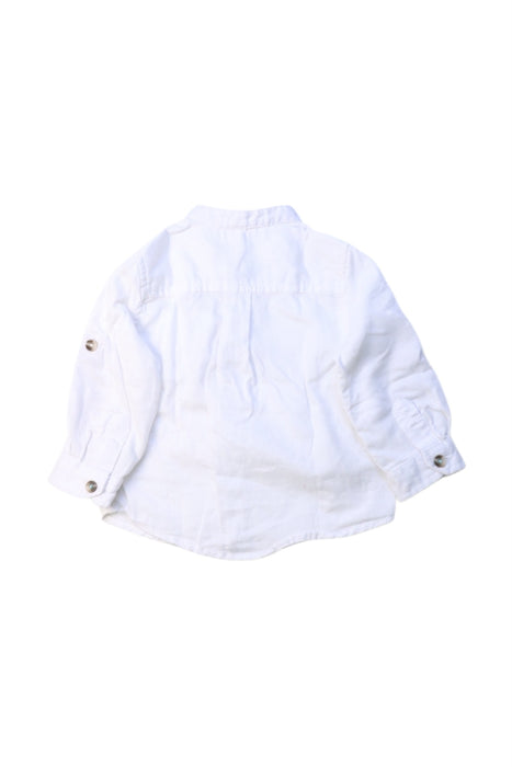 A White Long Sleeve Shirts from Sergent Major in size 3-6M for boy. (Back View)