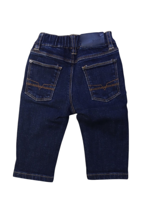 A Navy Jeans from Boss in size 3-6M for boy. (Back View)