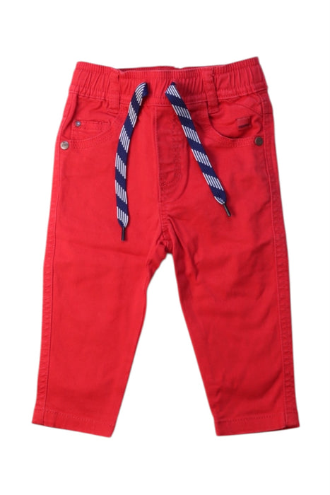 A Red Casual Pants from Catimini in size 3-6M for boy. (Front View)