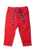 A Red Casual Pants from Catimini in size 3-6M for boy. (Front View)