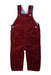 A Burgundy Long Overalls from Cyrillus in size 6-12M for boy. (Front View)