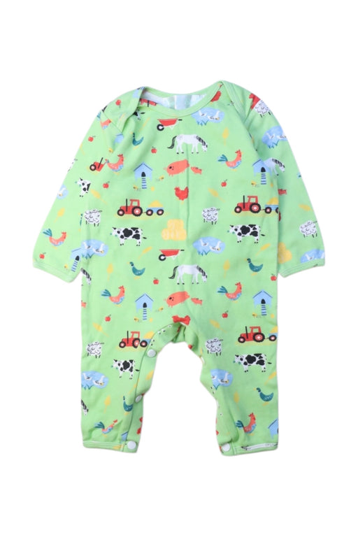 A Multicolour Long Sleeve Rompers from Powell Craft in size 0-3M for boy. (Front View)