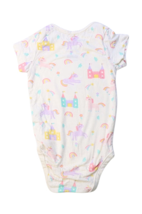 A Multicolour Short Sleeve Bodysuits from Not Too Big in size 0-3M for girl. (Back View)