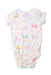 A Multicolour Short Sleeve Bodysuits from Not Too Big in size 0-3M for girl. (Back View)