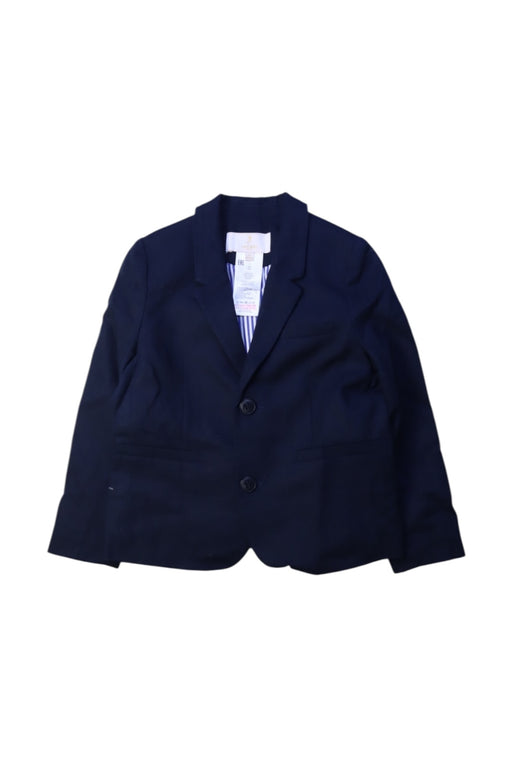 A Navy Blazers from Jacadi in size 4T for boy. (Front View)