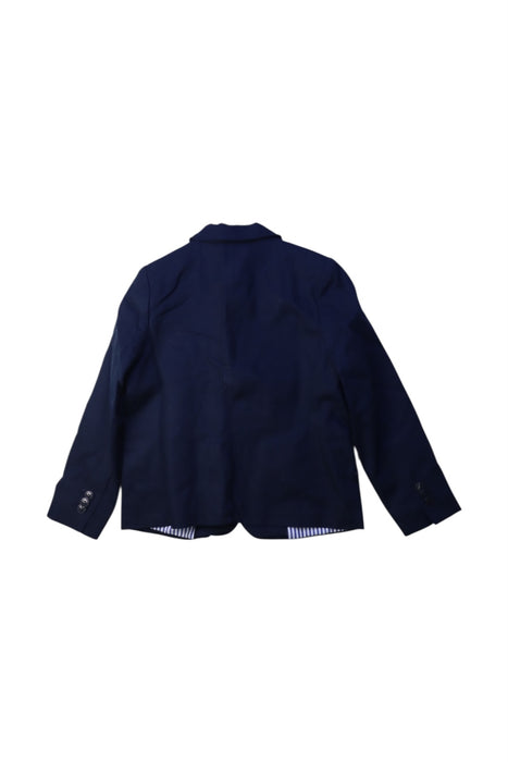A Navy Blazers from Jacadi in size 4T for boy. (Back View)