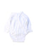 A White Long Sleeve Bodysuits from Mori in size 0-3M for neutral. (Back View)