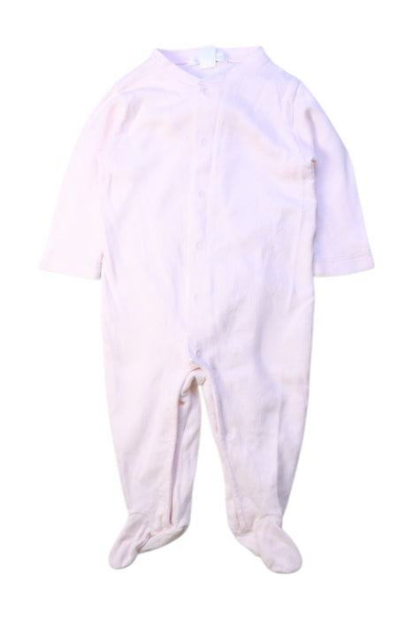 A White Onesies from Marie Chantal in size 3-6M for girl. (Front View)