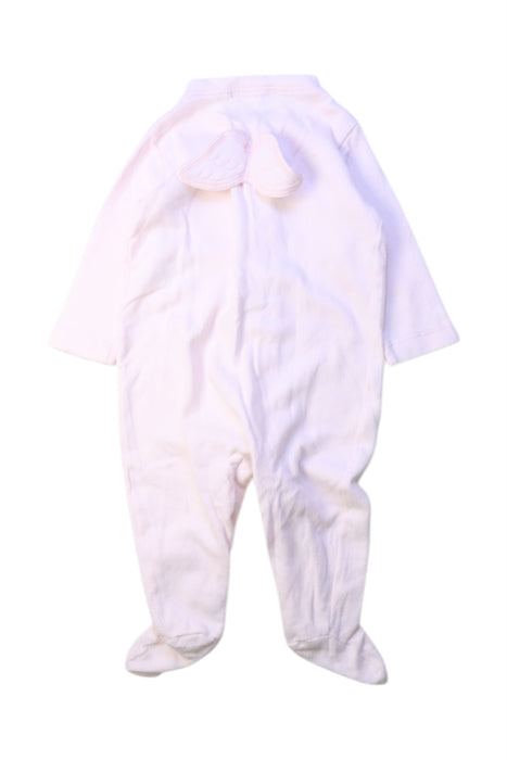 A White Onesies from Marie Chantal in size 3-6M for girl. (Back View)