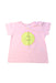 A Pink Short Sleeve T Shirts from Seed in size 6-12M for girl. (Front View)