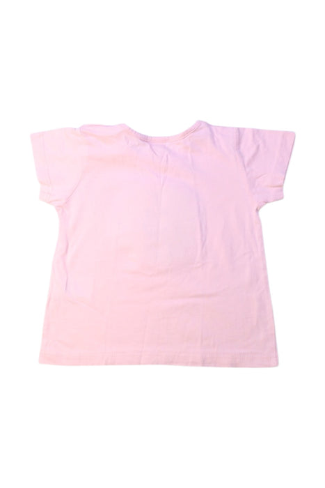 A Pink Short Sleeve T Shirts from Seed in size 6-12M for girl. (Back View)