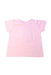 A Pink Short Sleeve T Shirts from Seed in size 6-12M for girl. (Back View)