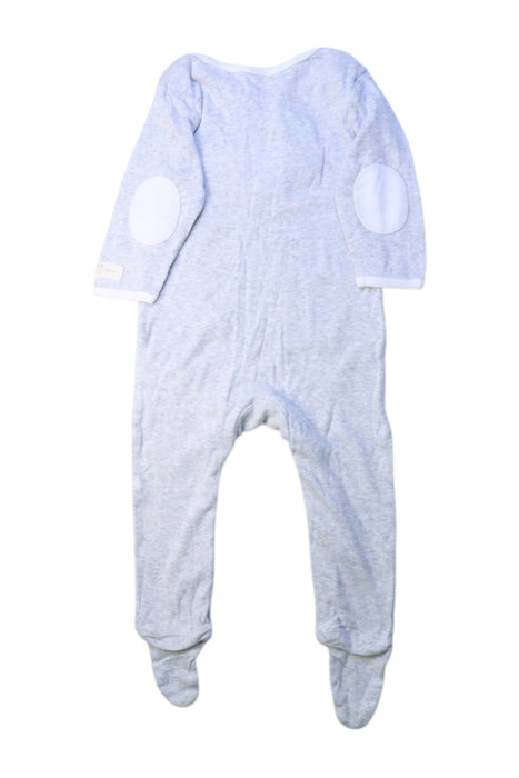 A Grey Onesies from Purebaby in size 3-6M for girl. (Back View)