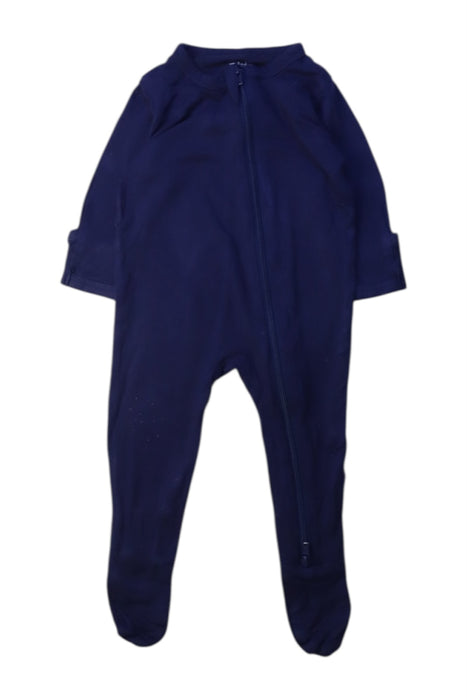 A Navy Onesies from Kyte Baby in size 0-3M for boy. (Front View)
