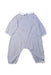A White Long Sleeve Rompers from Petit Bateau in size 6-12M for girl. (Back View)