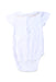 A White Short Sleeve Bodysuits from Jacadi in size 3-6M for girl. (Back View)