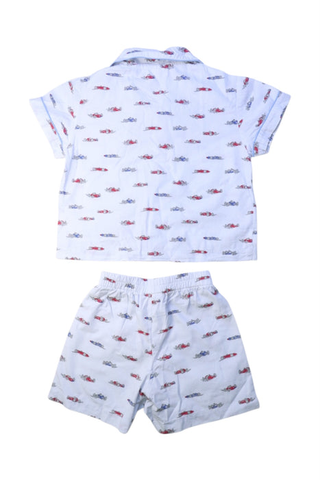 A Multicolour Pyjama Sets from The Original Pyjama Company in size 2T for boy. (Back View)