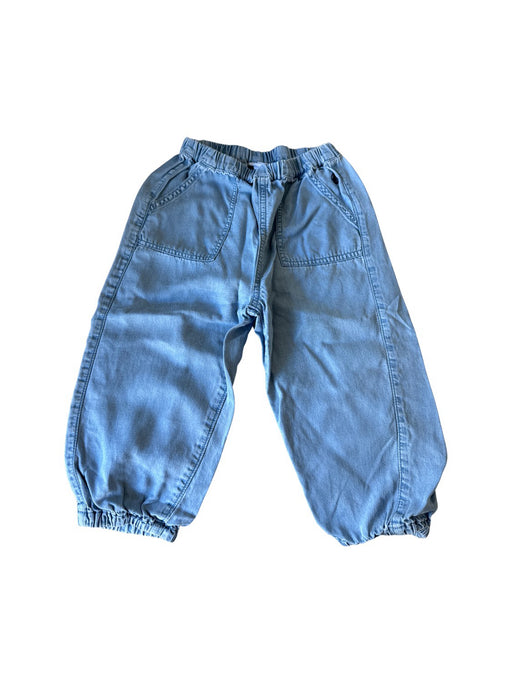 A Blue Casual Pants from Petit Bateau in size 2T for neutral. (Front View)