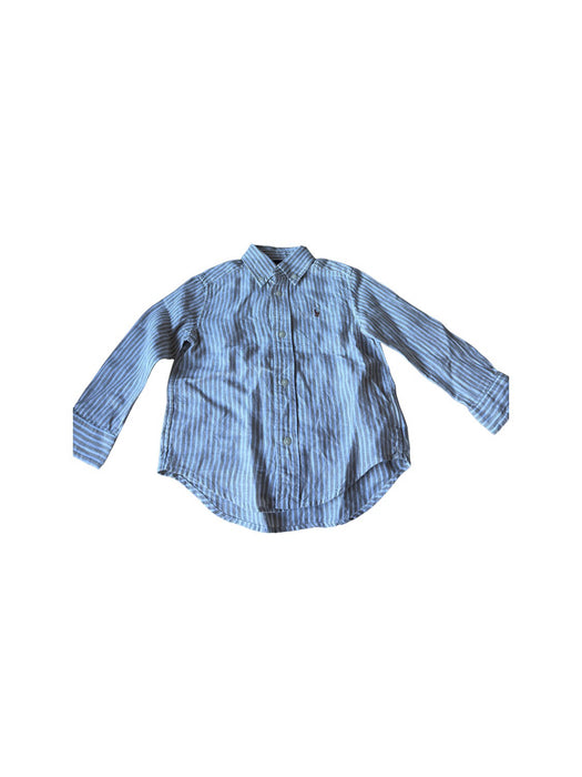 A Brown Long Sleeve Shirts from Polo Ralph Lauren in size 2T for neutral. (Front View)