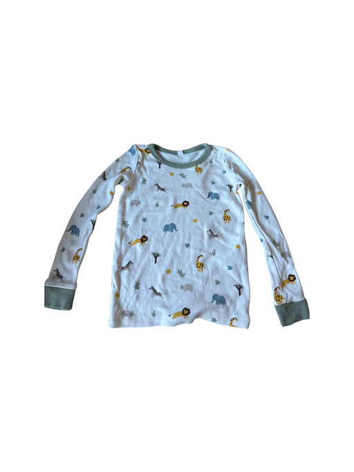 A White Pyjama Sets from Mori in size 3T for neutral. (Front View)