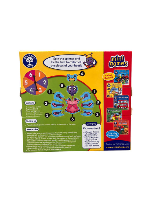 A Yellow Board Games & Puzzles from Orchard Toys in size 4T for neutral. (Back View)