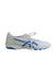 A White Sneakers from ASICS in size 12Y for boy. (Front View)