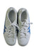 A White Sneakers from ASICS in size 12Y for boy. (Back View)