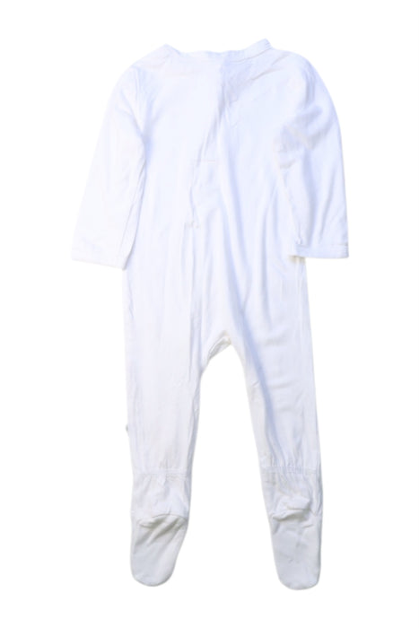 A White Onesies from Kyte Baby in size 3-6M for girl. (Back View)