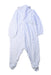 A White Onesies from Petit Bateau in size 3-6M for boy. (Back View)