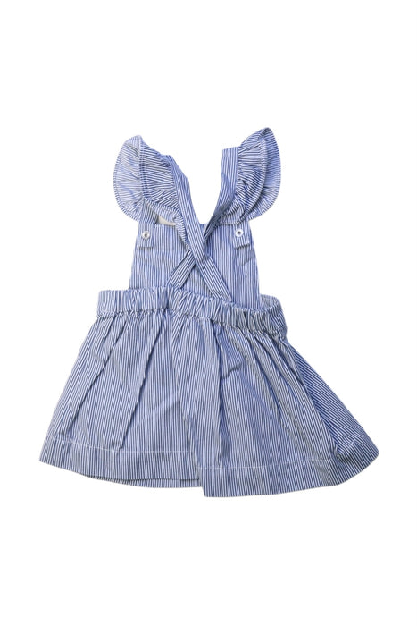 A Blue Overall Skirts from Jacadi in size 6-12M for girl. (Back View)