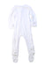 A White Onesies from Kyte Baby in size 0-3M for neutral. (Back View)