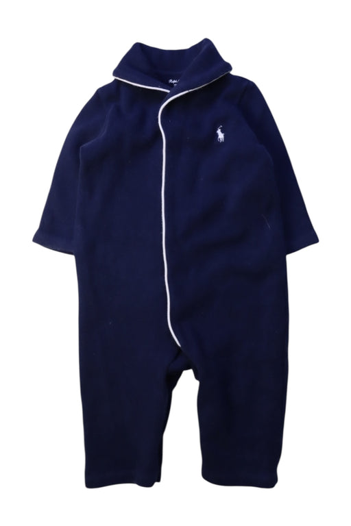 A Navy Onesies from Ralph Lauren in size 3-6M for boy. (Front View)