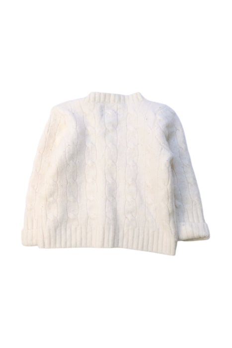 A White Knit Sweaters from Polo Ralph Lauren in size 6-12M for girl. (Back View)