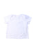 A White Short Sleeve T Shirts from The Little White Company in size 6-12M for neutral. (Back View)