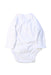 A White Long Sleeve Bodysuits from Mori in size 0-3M for neutral. (Back View)