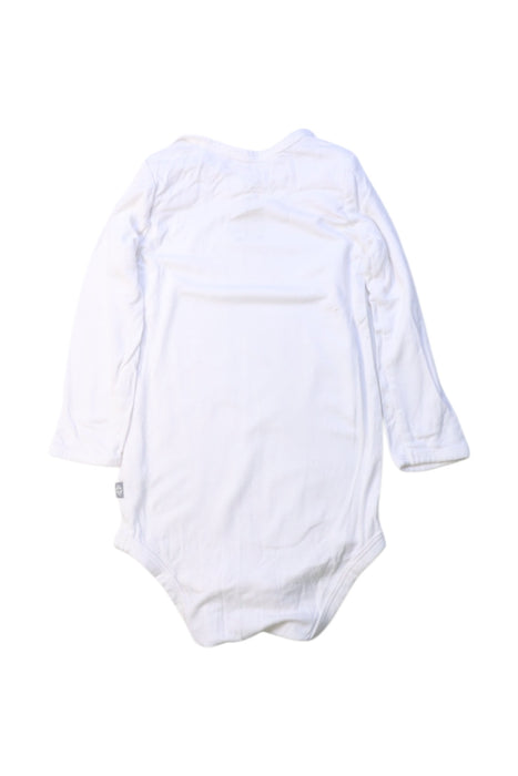 A White Long Sleeve Bodysuits from Kyte Baby in size 6-12M for neutral. (Back View)