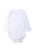 A White Long Sleeve Bodysuits from Kyte Baby in size 6-12M for neutral. (Back View)