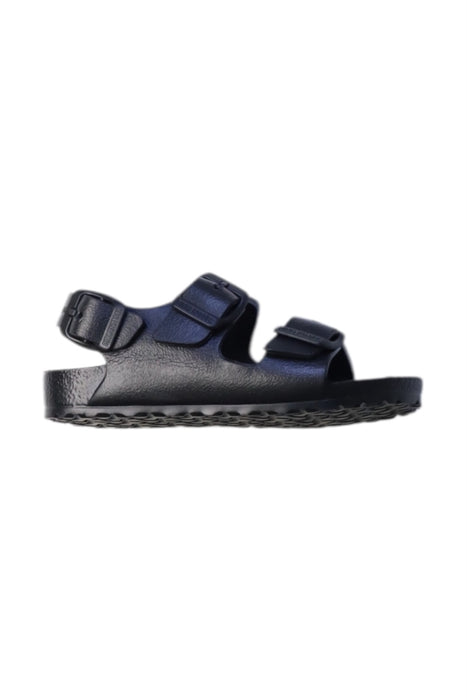 A Black Sandals from Birkenstock in size 4T for neutral. (Front View)