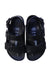 A Black Sandals from Birkenstock in size 4T for neutral. (Back View)