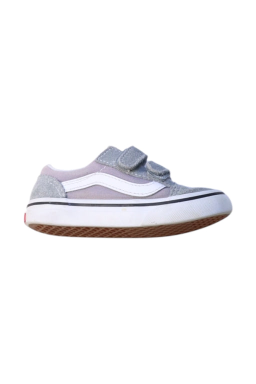A Grey Sneakers from Vans in size 3T for neutral. (Front View)