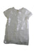 A Ivory Short Sleeve Dresses from Seed in size 3T for girl. (Front View)