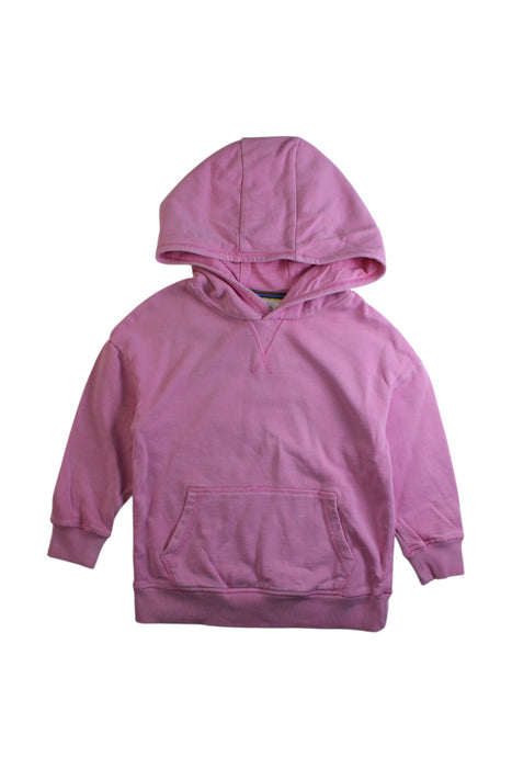 A Pink Hooded Sweatshirts from Boden in size 4T for girl. (Front View)