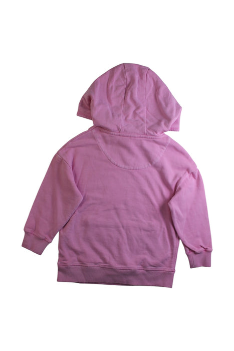 A Pink Hooded Sweatshirts from Boden in size 4T for girl. (Back View)