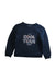 A Navy Crewneck Sweatshirts from Cyrillus in size 4T for neutral. (Front View)