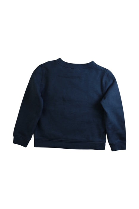 A Navy Crewneck Sweatshirts from Cyrillus in size 4T for neutral. (Back View)