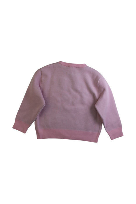 A Pink Knit Sweaters from Marithé & Francois Girbaud in size 2T for girl. (Back View)