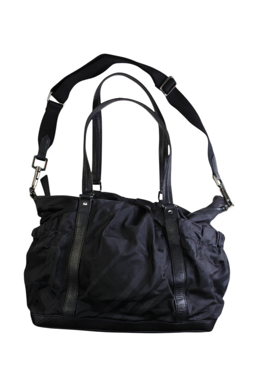 A Black Diaper Bags from Burberry in size O/S for maternity. (Front View)