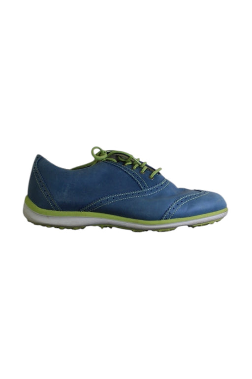A Blue Sneakers from Footjoy in size 12Y for girl. (Front View)