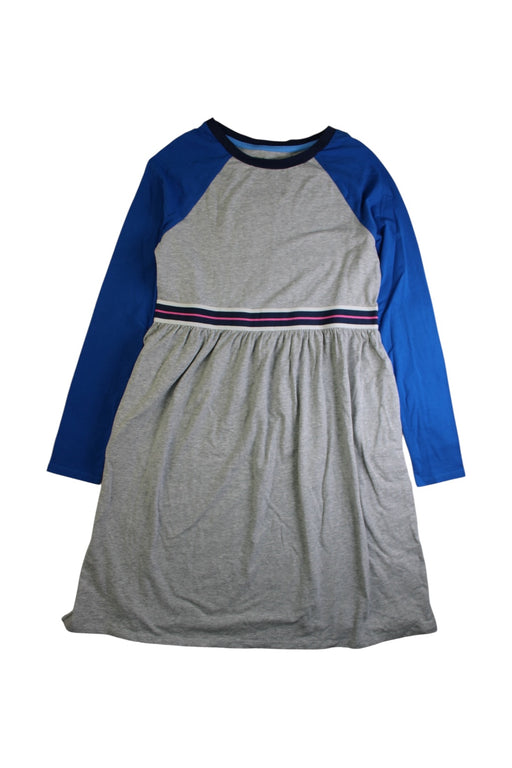 A Multicolour Long Sleeve Dresses from Lands' End in size 10Y for girl. (Front View)