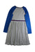 A Multicolour Long Sleeve Dresses from Lands' End in size 10Y for girl. (Back View)